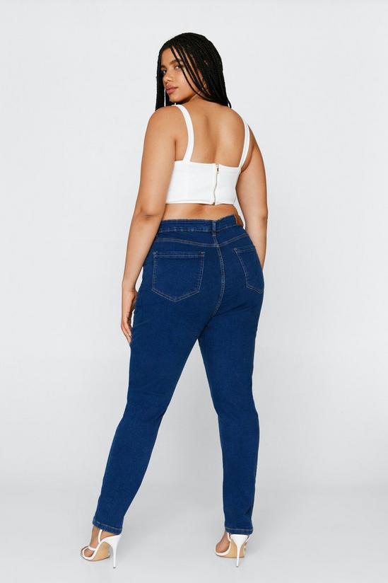NastyGal Plus Size Denim Skinny Jeans 4