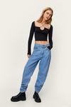 NastyGal Slinky Cross Front Cropped Top thumbnail 3