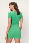 NastyGal Ruched Cut Out Bodycon Mini Dress thumbnail 4
