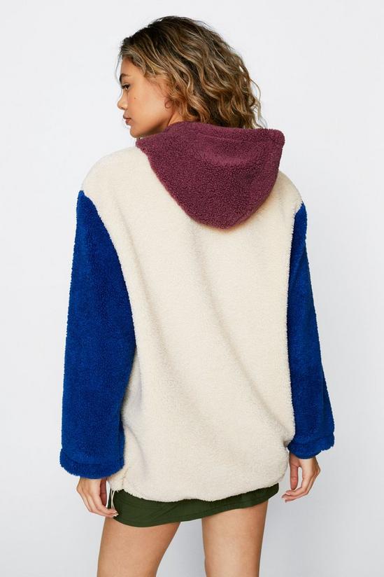 NastyGal Colorblock Oversized Hoodie Fleece 4