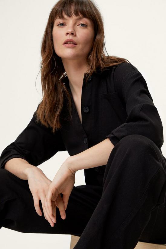 NastyGal Loose Button Down Ankle Grazer Boilersuit 2