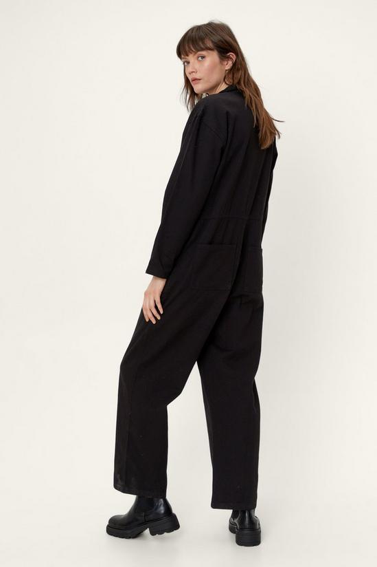 NastyGal Loose Button Down Ankle Grazer Boilersuit 4