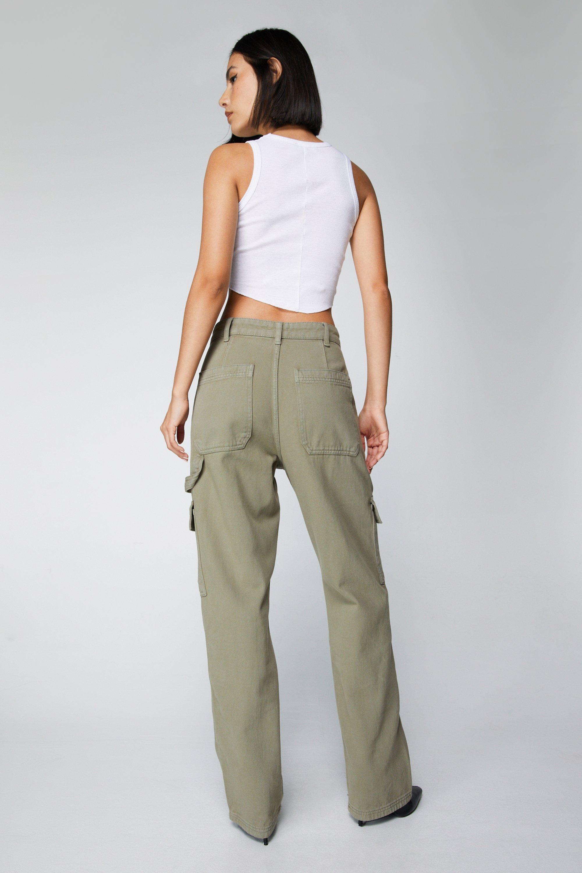 Women's twill sale khaki pants