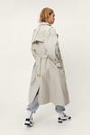 NastyGal Longline Double Breasted Trench Coat thumbnail 4