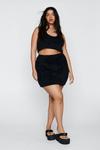 NastyGal Plus Size Cosy Knit Cropped Bralette thumbnail 3
