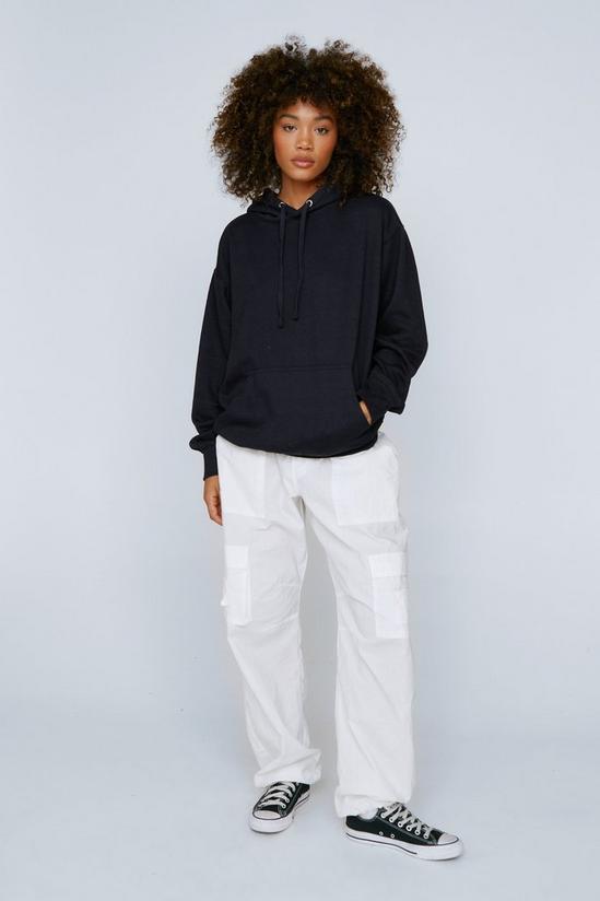 NastyGal Knitted Relaxed Drawstring Hoodie 2