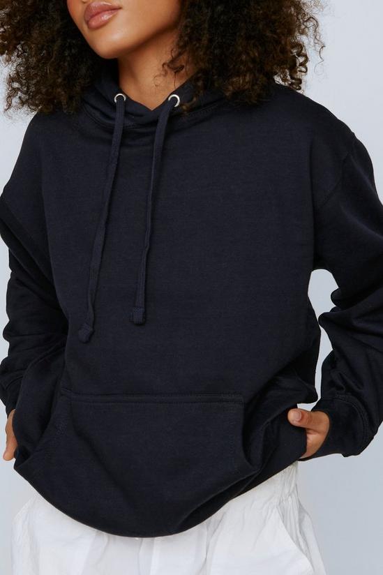 NastyGal Knitted Relaxed Drawstring Hoodie 3