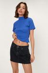NastyGal Ribbed Funnel Neck Top thumbnail 1