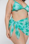 NastyGal Plus Size Palm Print Bikini Set thumbnail 4