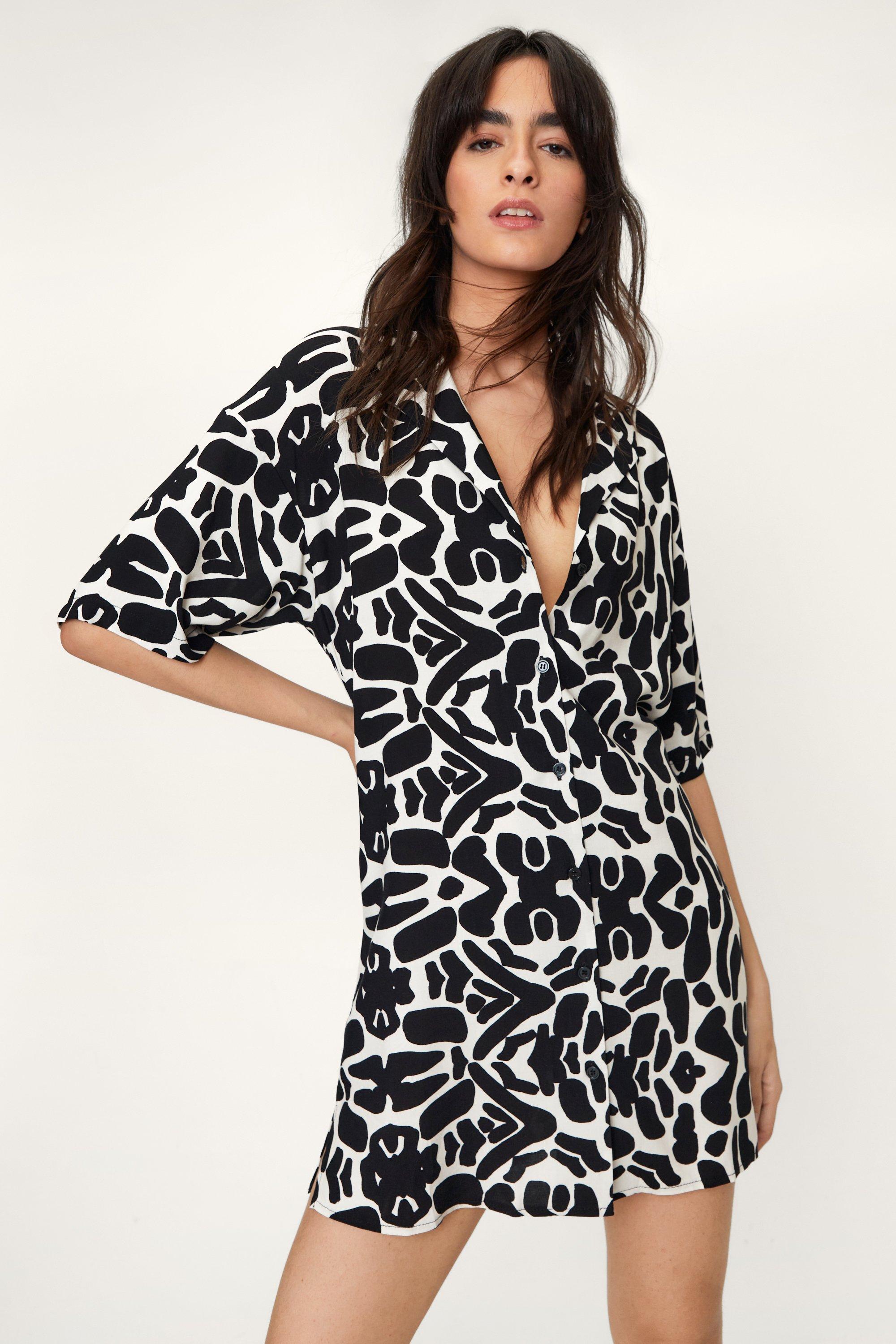 Paisley Shirt Dress boohoo UK