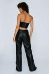 NastyGal Petite Faux Leather Lace Up Flared Pants thumbnail 4
