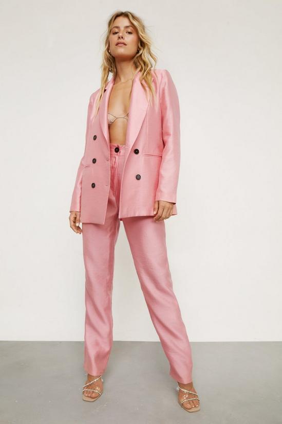 NastyGal Contrast Button Double Breasted Blazer 2