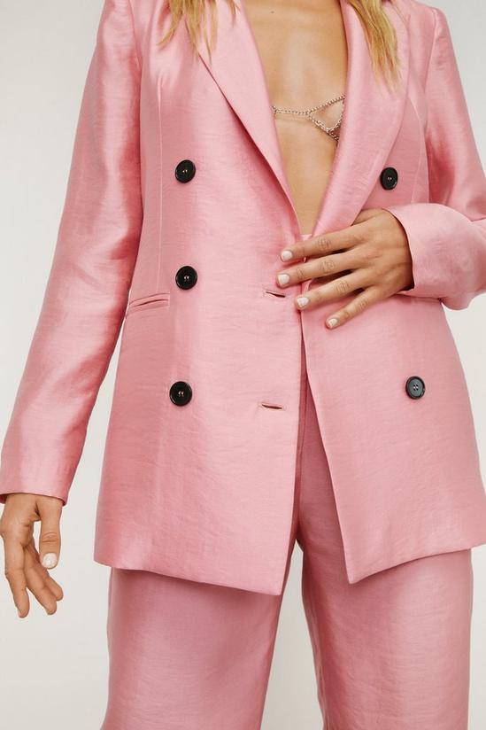 NastyGal Contrast Button Double Breasted Blazer 3