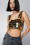 NastyGal Square Disc Chainmail Cami Top thumbnail 1