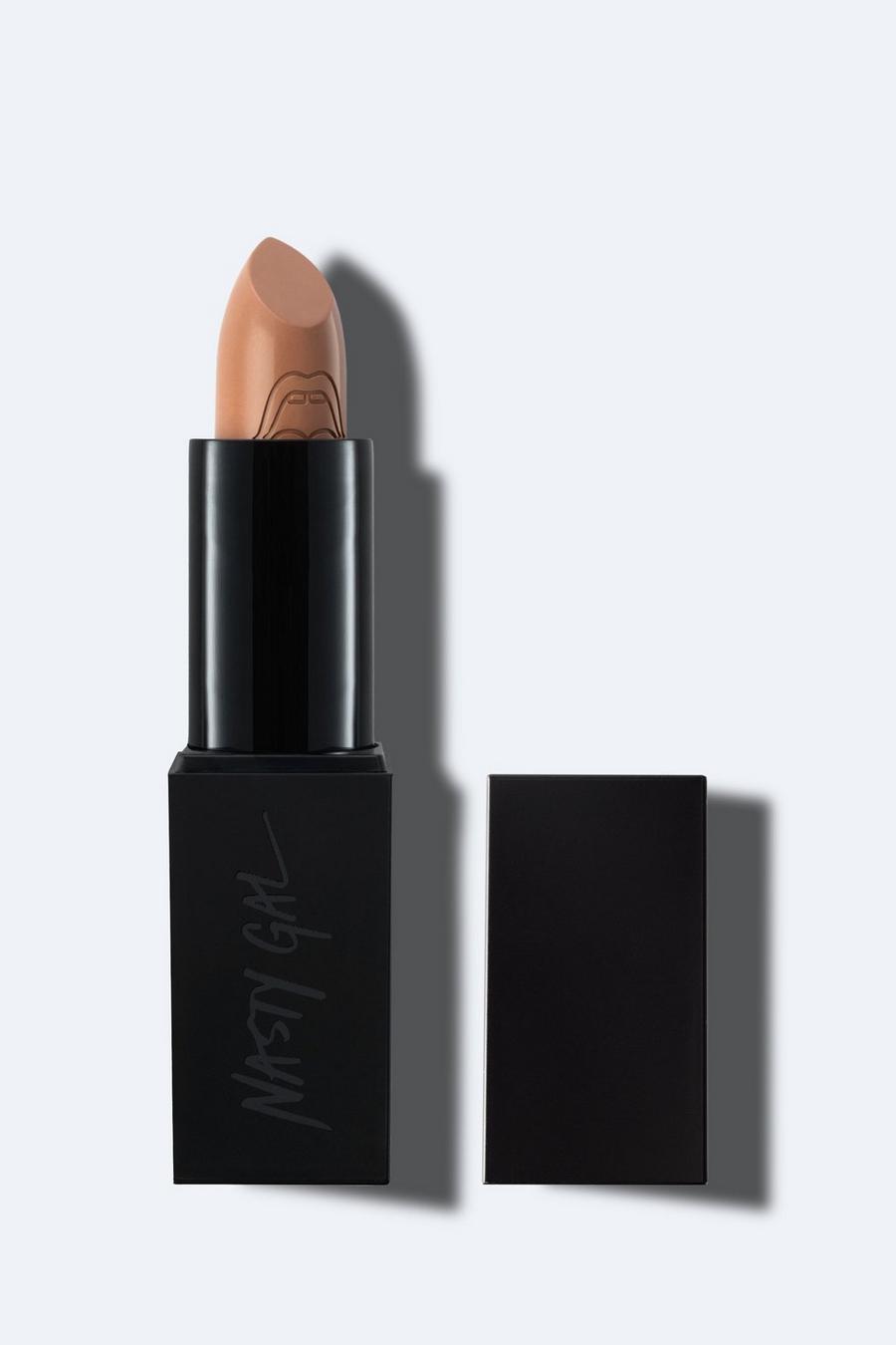 Beige nude Nasty Gal Beauty Luxe Colour Lipstick image number 1