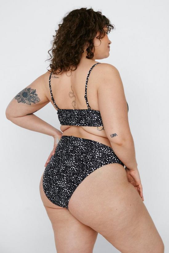 NastyGal Plus Size Spot Print Bikini Set 4