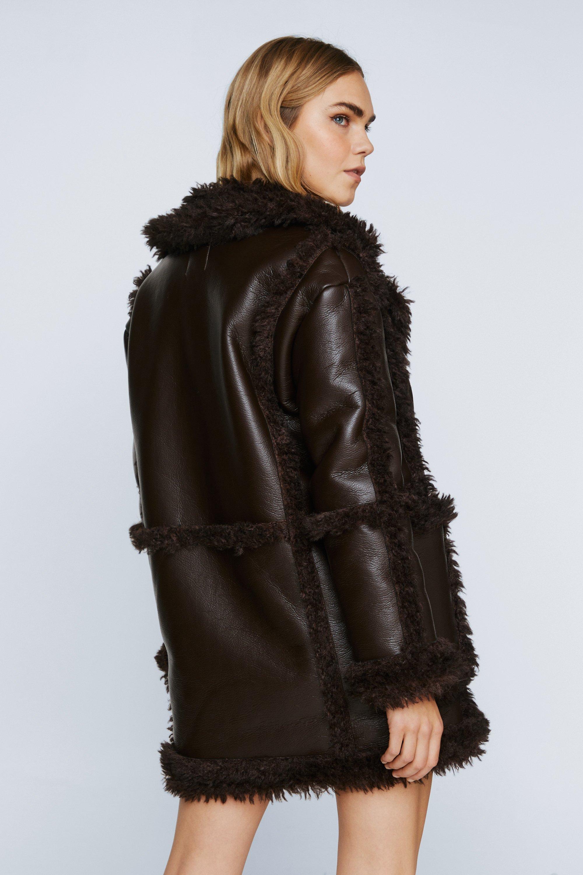 Boohoo hotsell borg jacket