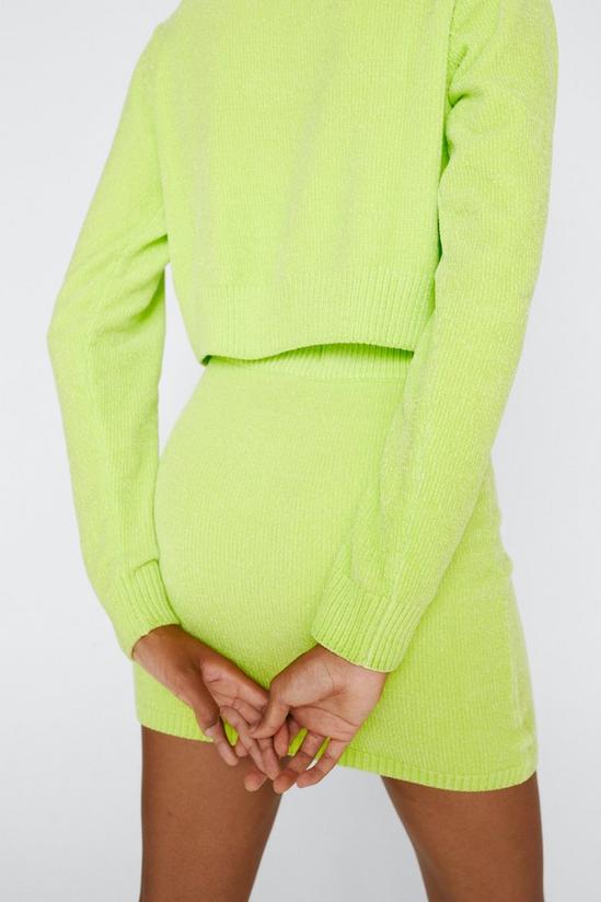 NastyGal Knitted Chenille Cropped Cardigan 4