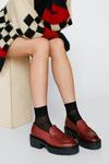 NastyGal Chunky Leather Loafers thumbnail 1