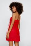 NastyGal Tulle Ruched Bandeau Mini Dress thumbnail 4