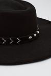 NastyGal Studded Trim Fedora Hat thumbnail 4