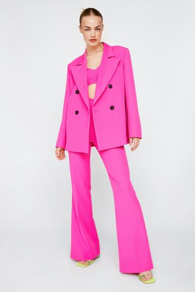 NastyGal pink Tailored Double Breasted Blazer