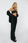 NastyGal High Waisted Plisse Trousers thumbnail 1