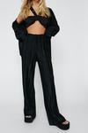 NastyGal High Waisted Plisse Trousers thumbnail 3