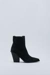 NastyGal Faux Suede Ankle Cowboy Boots thumbnail 3