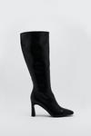 NastyGal Knee High Faux Leather Boots thumbnail 3