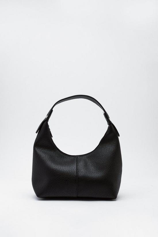 NastyGal Faux Leather Crescent Shoulder Bag 3