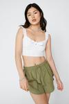 NastyGal Broderie Cup Tie Front Cami Top thumbnail 3