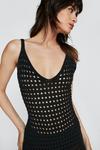 NastyGal Low Back Stitch Effect Strappy Dress thumbnail 3