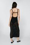 NastyGal Low Back Stitch Effect Strappy Dress thumbnail 4
