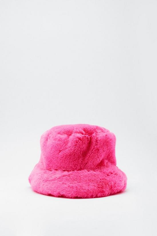 NastyGal Faux Fur Bucket Hat 3