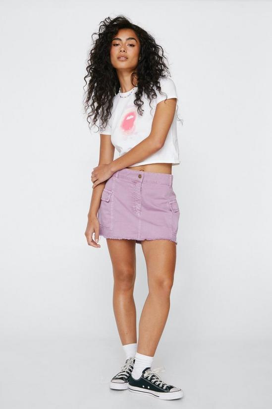 NastyGal Lips Graphic Fitted T-shirt 2