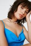 NastyGal Contrast Chain And Pearl Choker Necklace thumbnail 1