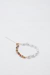 NastyGal Contrast Chain And Pearl Choker Necklace thumbnail 3