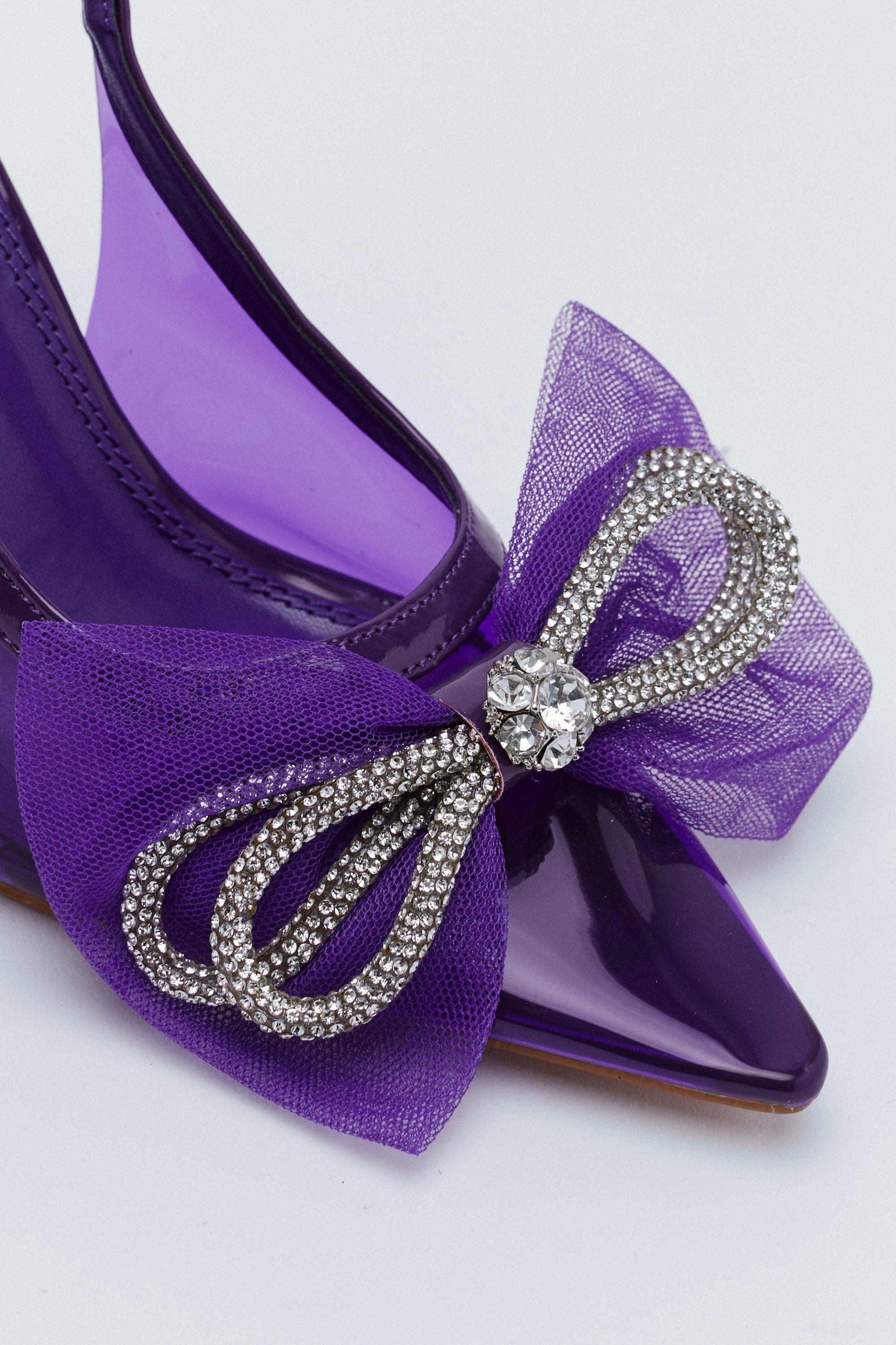 Cadbury purple best sale shoes for wedding