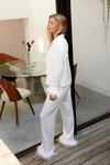 NastyGal Hitched Embroidered Feather Pajama Pants Set thumbnail 3