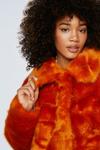 NastyGal Premium Longline Faux Fur Coat thumbnail 2