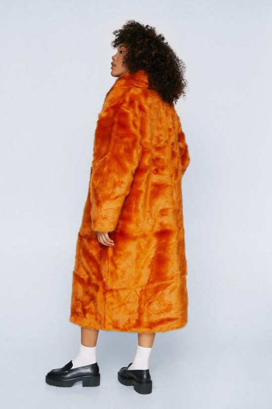 NastyGal Premium Longline Faux Fur Coat 4