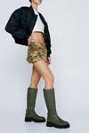NastyGal Real Leather Chunky Knee High Boots thumbnail 2