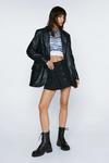 NastyGal Real Leather Chunky Lace Up Biker Boots thumbnail 2