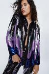 NastyGal Flame Sequin Relaxed Shirt thumbnail 1