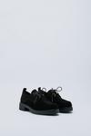 NastyGal Real Suede Lace Up Loafers thumbnail 4