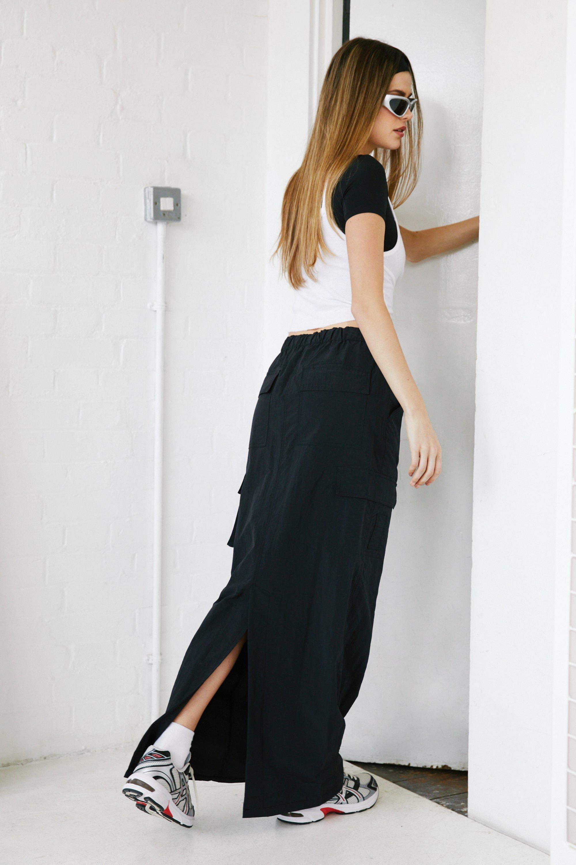 Boohoo summer maxi on sale skirts