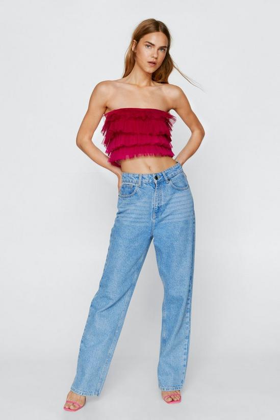 NastyGal Tulle Layered Bandeau Top 2