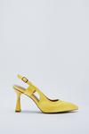 NastyGal Satin Pointed Sling Back Court Shoes thumbnail 3