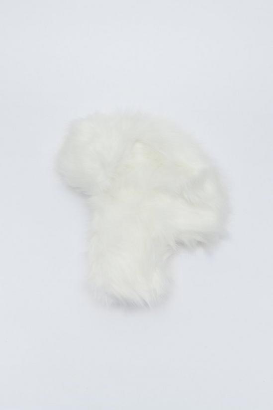 NastyGal Faux Fur Oversized Trapper Hat 3